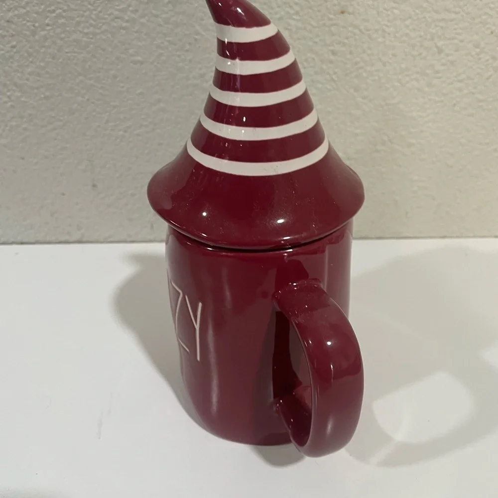 RAE DUNN Cozy Gnome Ceramic mug & Topper Christmas large mug edition